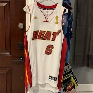 LeBron James Heat Championship Jersey